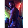 Breedwell Jockstrap lumineux RAVE LEGSTRAP Noir